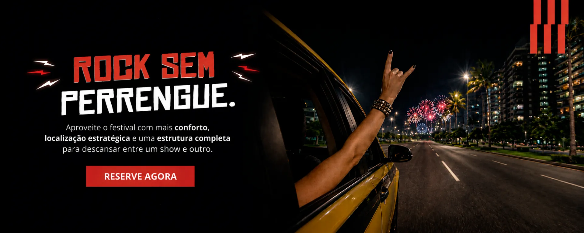 Rock sem perrengue. Aproveite o festival com mais conforto. Reserve agora no Radisson Rio de Janeiro Barra.